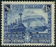 Centenario delle Ferrovie 1939