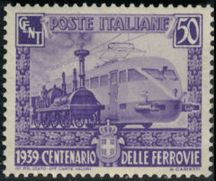 Centenario delle Ferrovie 1939