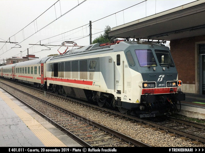 Locomotiva elettrica FS E 401.011 trasformata in monocabina