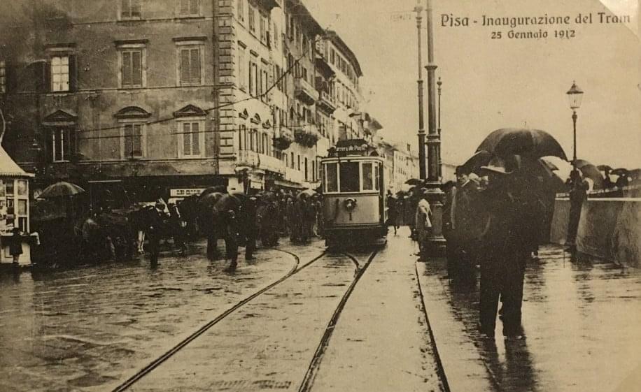 Pisa Inaugurazione Tram 25 gennaio 1912