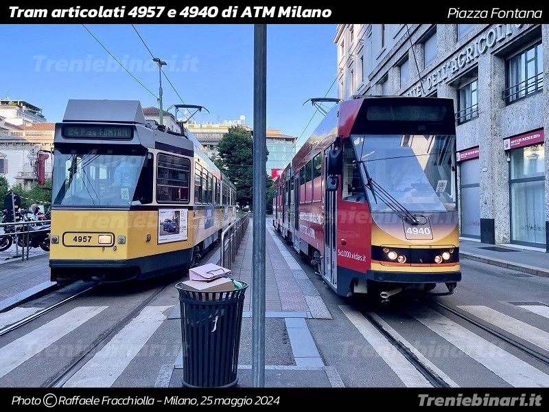 Vetture Articolate serie 4957 Stato Origine e 4940 Revamping