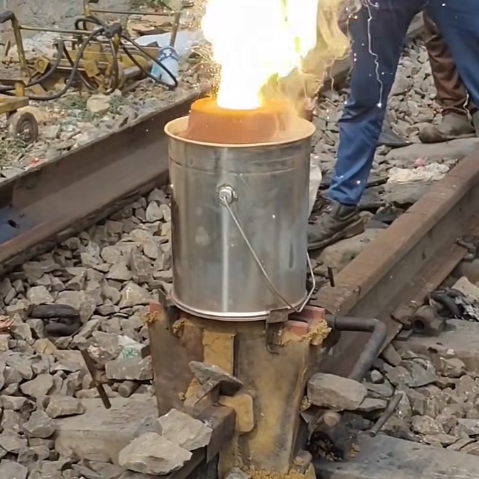 Saldatura Alluminotermica