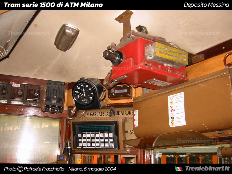 Posto di guida tram 1500 Milano