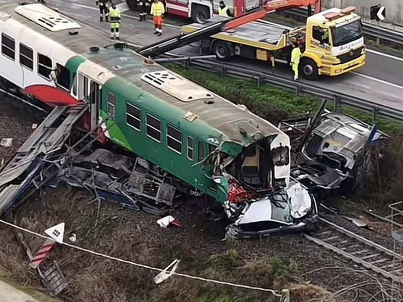 Collisione Passaggio a Livello Bondeno (Ferrara)