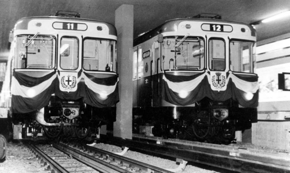 Linea 1 - Treni Inaugurali della Metropolitana di Milano