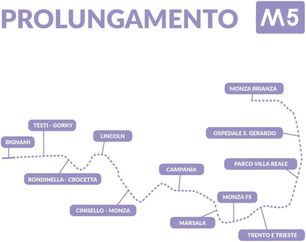M5 Apertura tratta da Bignami verso Cinisello Balsamo e Monza