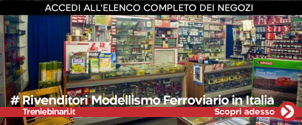 Negozi Modellismo Ferroviario in Italia