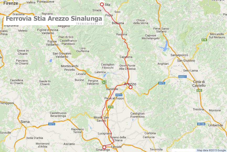 Ferrovia Arezzo Sinalunga