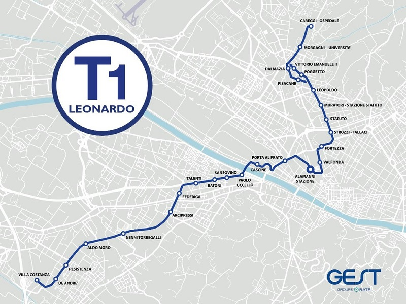 Tranvia T1 Firenze-Scandicci
